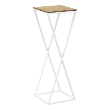 Kukkateline 70x24 cm valkoinen
