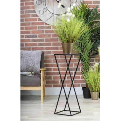 Kukkateline 70x24 musta