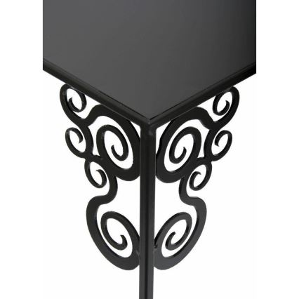 Kukkateline 80x24 cm musta