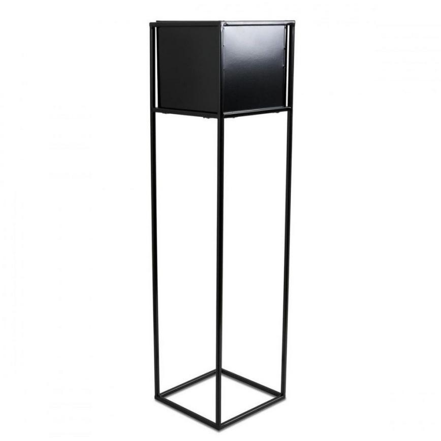 Kukkateline 90x24 cm musta