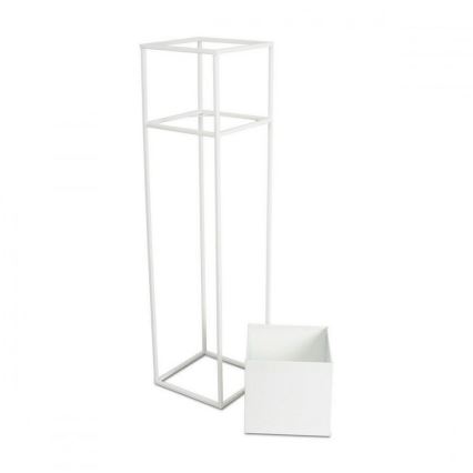 Kukkateline 90x24 cm valkoinen