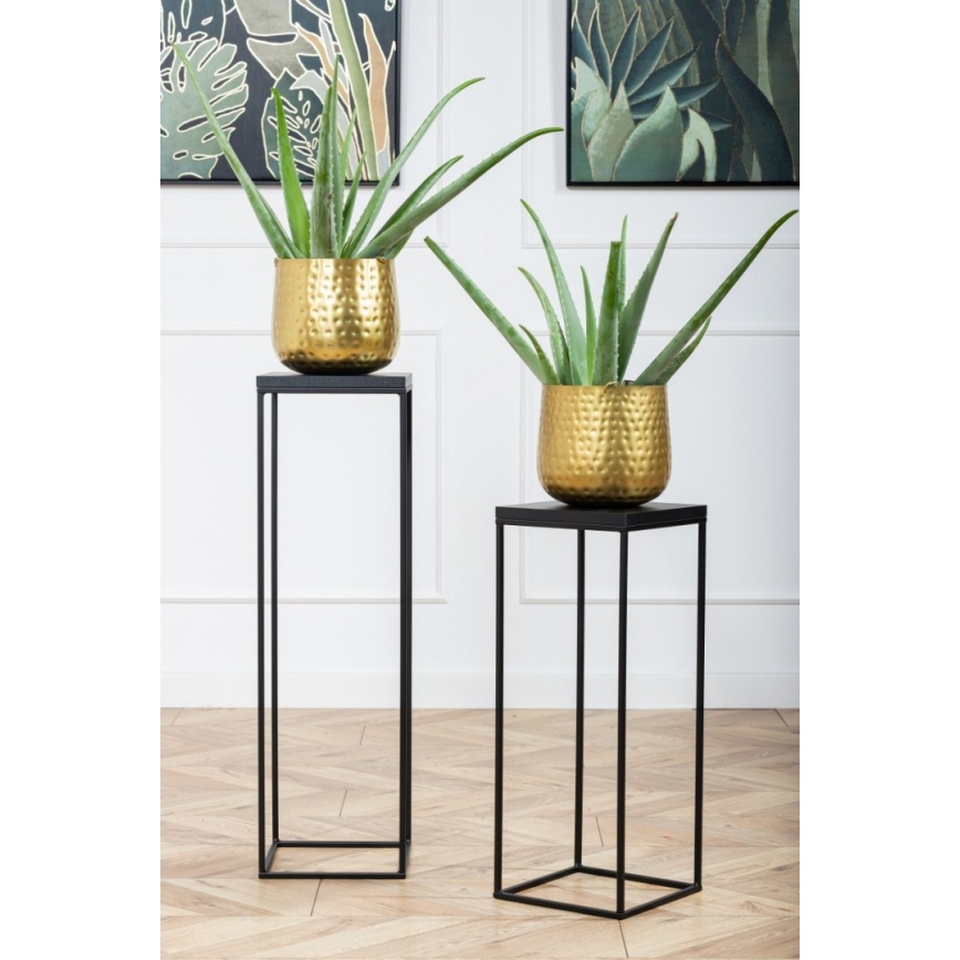 Kukkateline BASICLOFT 60x24 musta