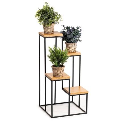 Kukkateline KASKADA 70x34 musta/ruskea