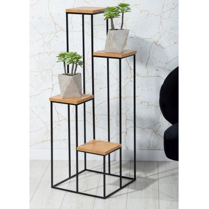 Kukkateline KASKADA 70x34 musta/ruskea