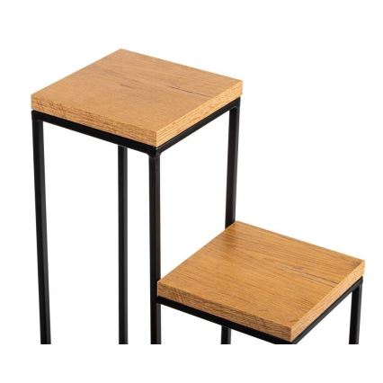 Kukkateline KASKADA 70x34 musta/ruskea