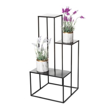 Kukkateline KASKADA 85x40 cm musta
