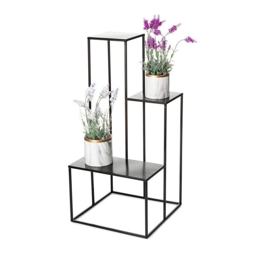 Kukkateline KASKADA 85x40 cm musta