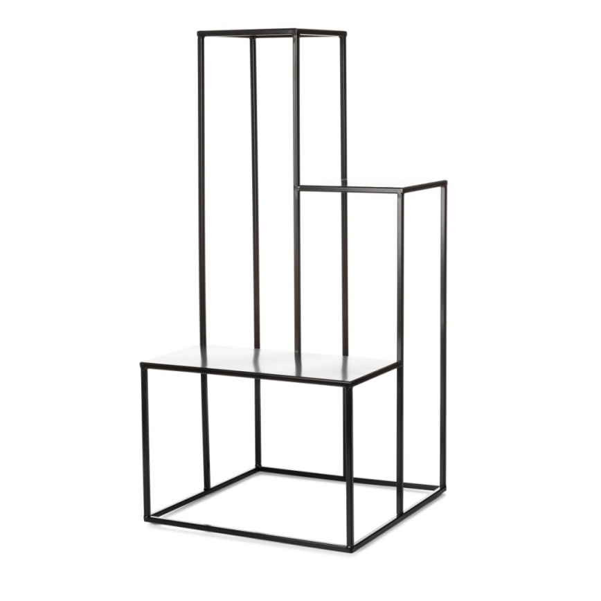 Kukkateline KASKADA 85x40 cm musta
