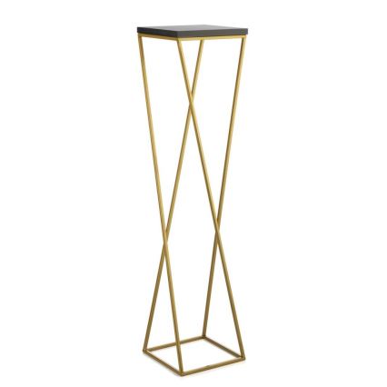 Kukkateline LOFT 100x24 cm kulta/musta