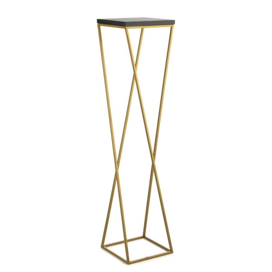 Kukkateline LOFT 100x24 cm kulta/musta