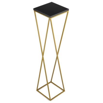 Kukkateline LOFT 100x24 cm kulta/musta