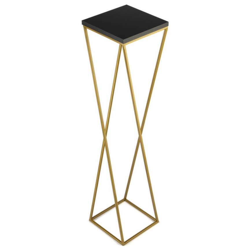 Kukkateline LOFT 100x24 cm kulta/musta