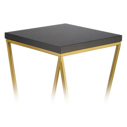 Kukkateline LOFT 100x24 cm kulta/musta