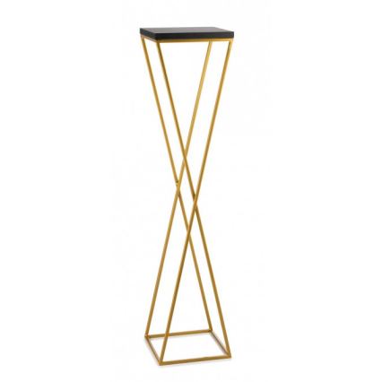 Kukkateline LOFT 100x24 cm kulta/musta