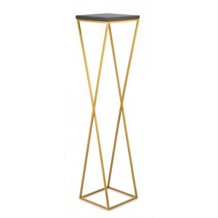 Kukkateline LOFT 100x24 cm kulta/musta