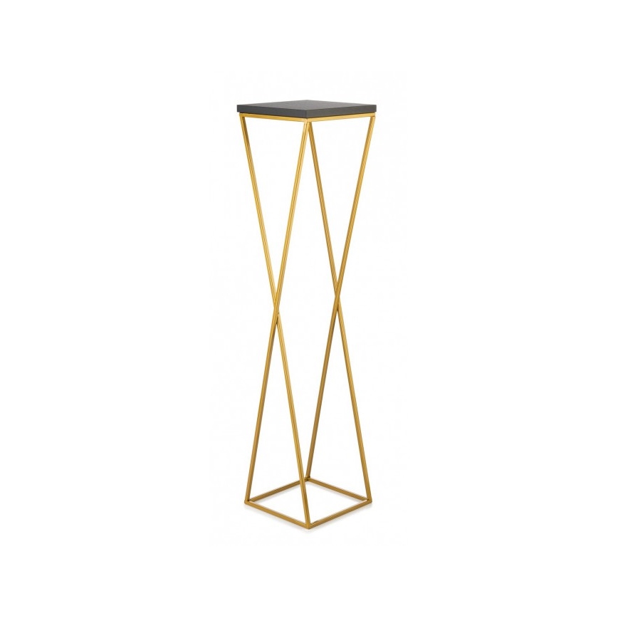 Kukkateline LOFT 100x24 cm kulta/musta