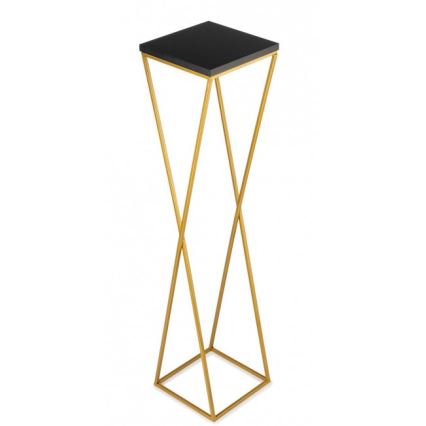 Kukkateline LOFT 100x24 cm kulta/musta