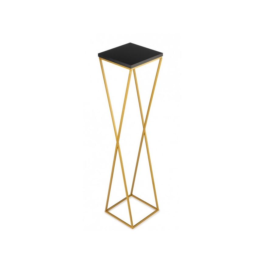 Kukkateline LOFT 100x24 cm kulta/musta