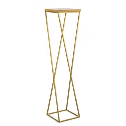 Kukkateline LOFT 100x24 cm kulta/ruskea