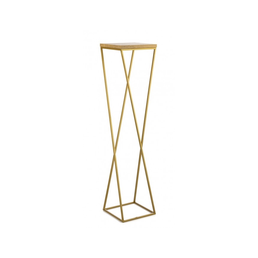 Kukkateline LOFT 100x24 cm kulta/ruskea