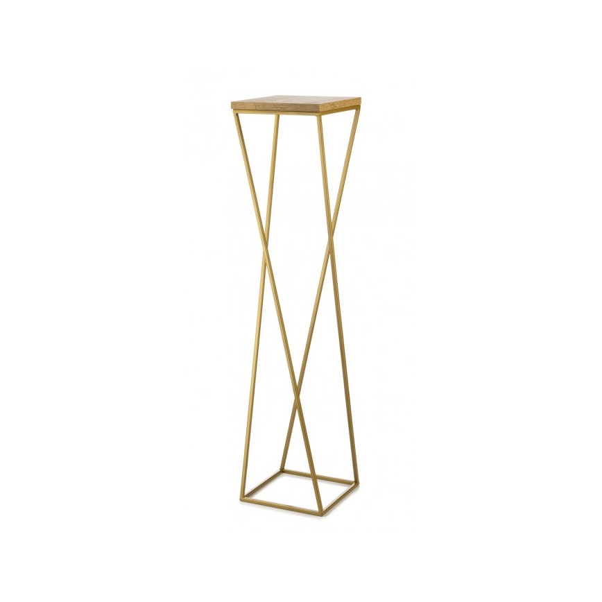 Kukkateline LOFT 100x24 cm kulta/ruskea