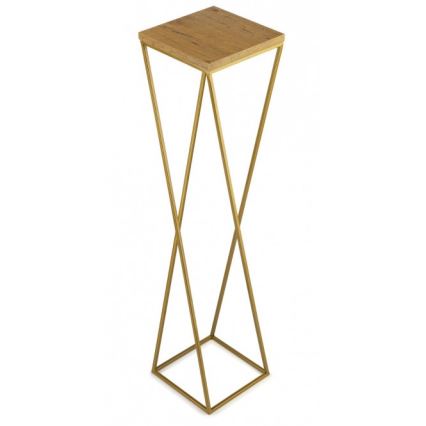 Kukkateline LOFT 100x24 cm kulta/ruskea