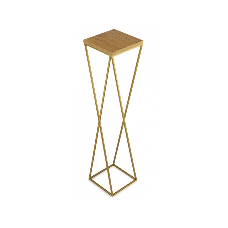 Kukkateline LOFT 100x24 cm kulta/ruskea