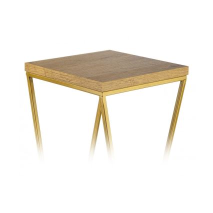 Kukkateline LOFT 100x24 cm kulta/ruskea