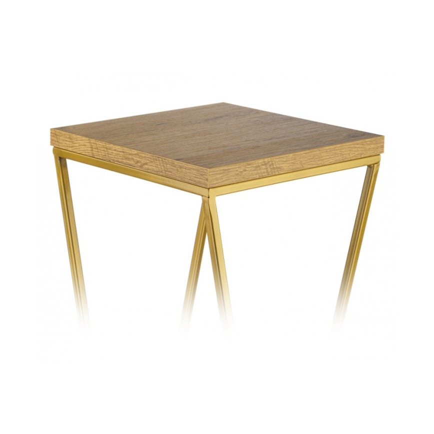 Kukkateline LOFT 100x24 cm kulta/ruskea