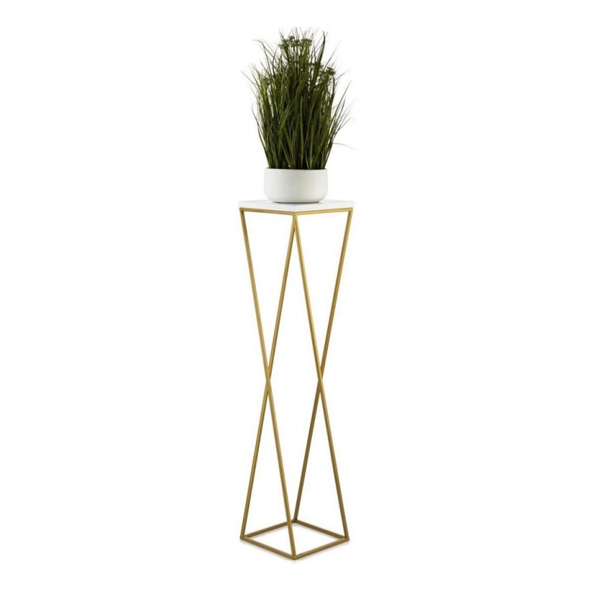 Kukkateline LOFT 100x24 cm kulta/valkoinen