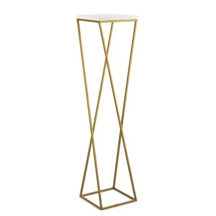 Kukkateline LOFT 100x24 cm kulta/valkoinen