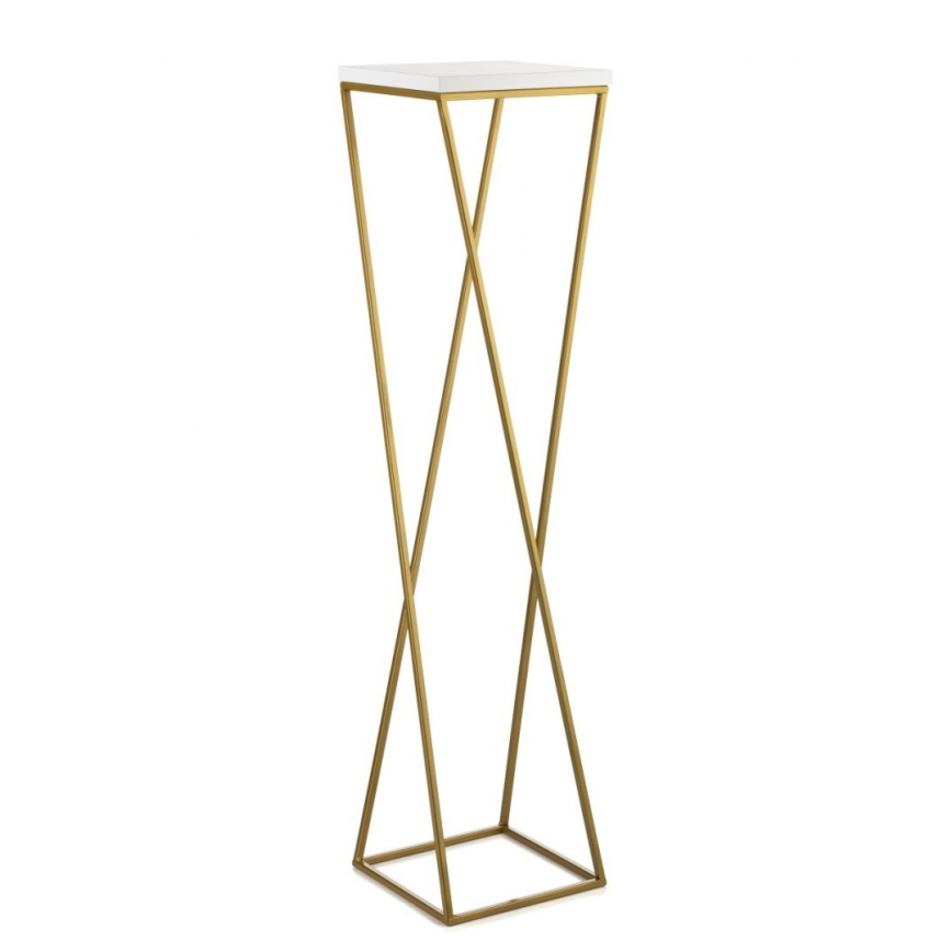 Kukkateline LOFT 100x24 cm kulta/valkoinen