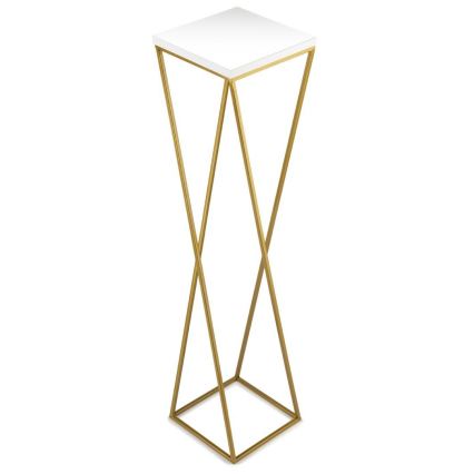 Kukkateline LOFT 100x24 cm kulta/valkoinen