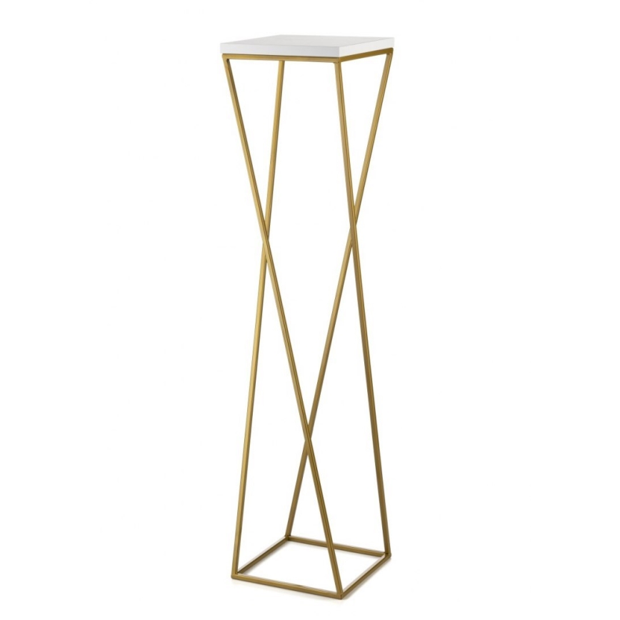 Kukkateline LOFT 100x24 cm kulta/valkoinen