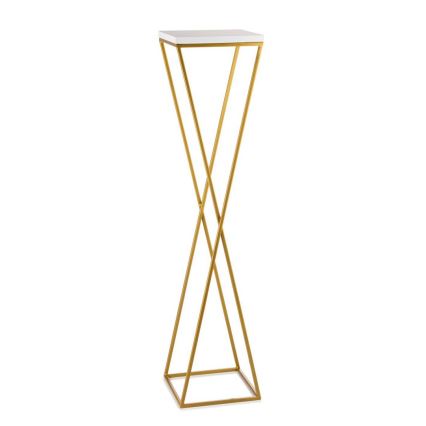 Kukkateline LOFT 100x24 cm kulta/valkoinen