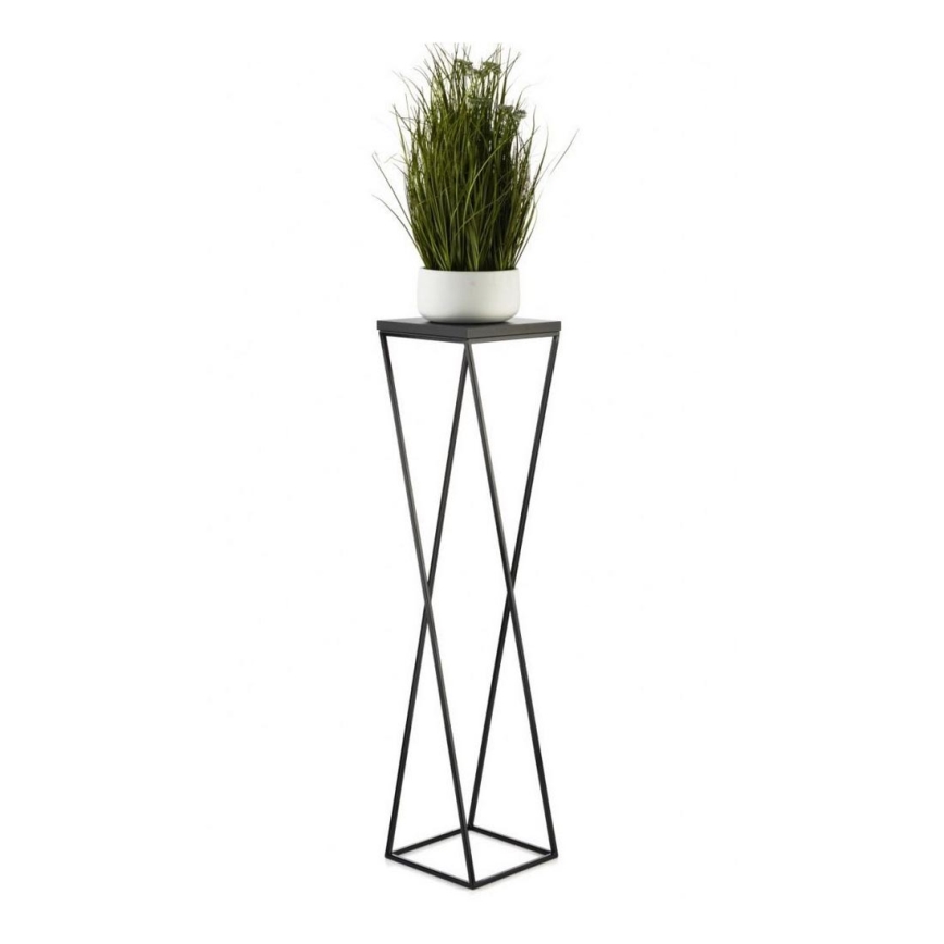 Kukkateline LOFT 100x24 cm musta