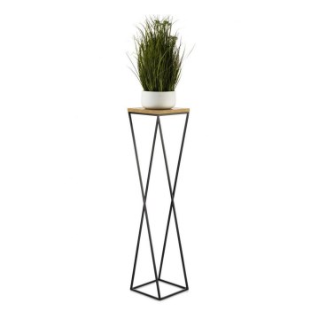 Kukkateline LOFT 100x24 cm musta/ruskea