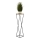 Kukkateline LOFT 100x24 cm musta/ruskea