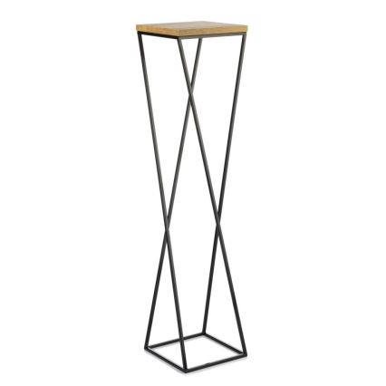 Kukkateline LOFT 100x24 cm musta/ruskea