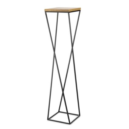 Kukkateline LOFT 100x24 cm musta/ruskea