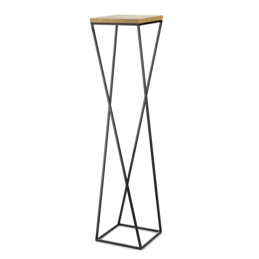 Kukkateline LOFT 100x24 cm musta/ruskea