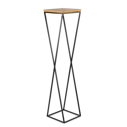 Kukkateline LOFT 100x24 cm musta/ruskea