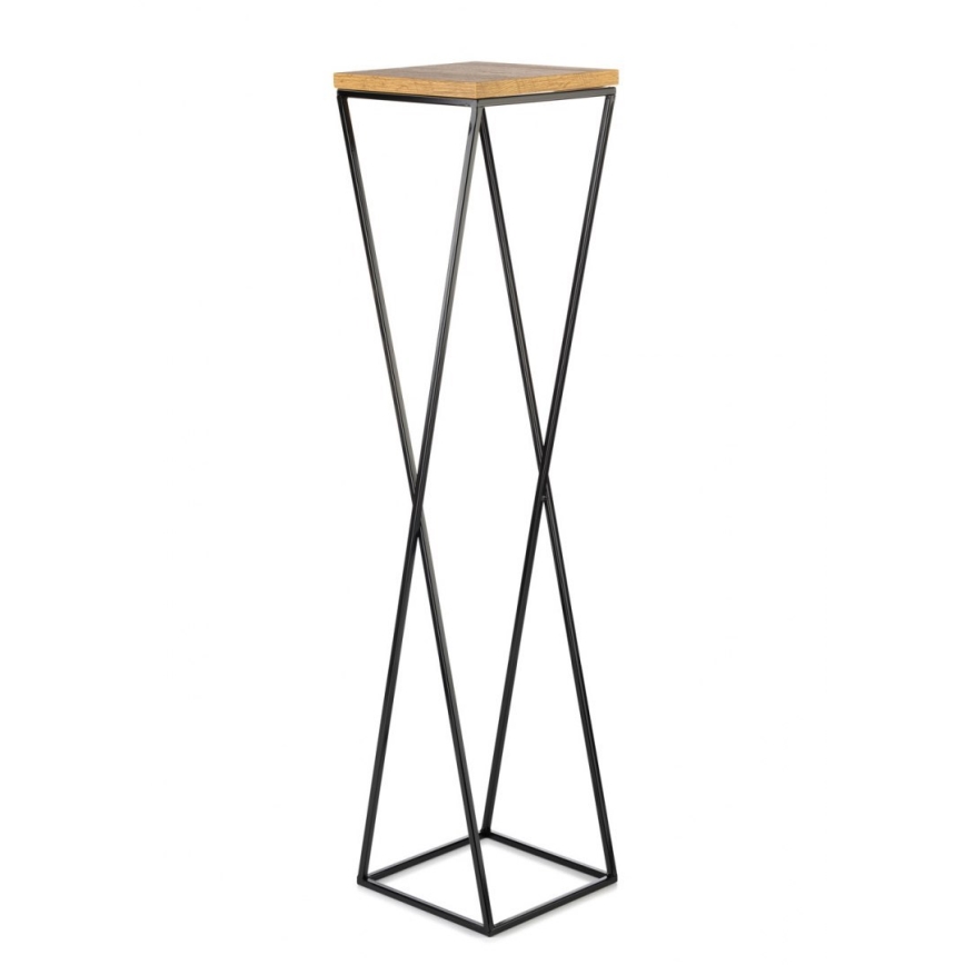 Kukkateline LOFT 100x24 cm musta/ruskea