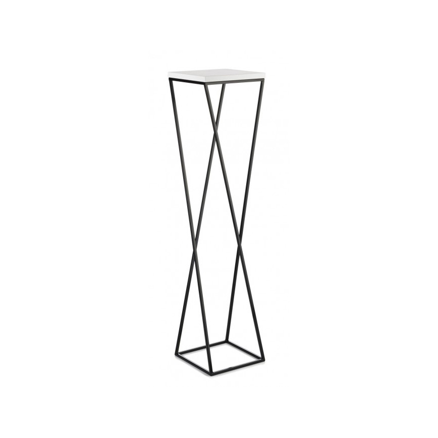 Kukkateline LOFT 100x24 cm musta/valkoinen