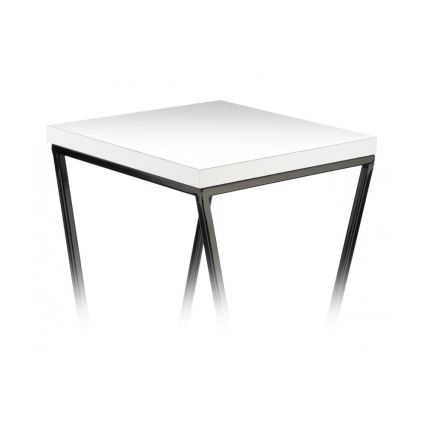 Kukkateline LOFT 100x24 cm musta/valkoinen