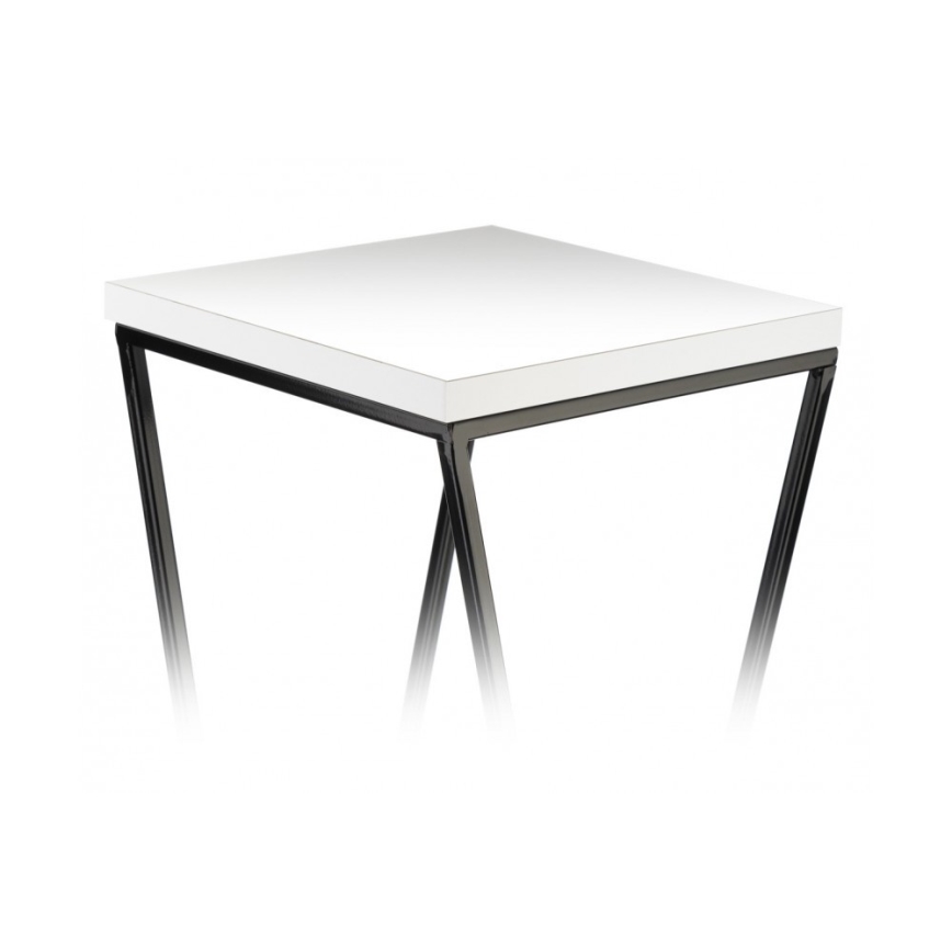 Kukkateline LOFT 100x24 cm musta/valkoinen