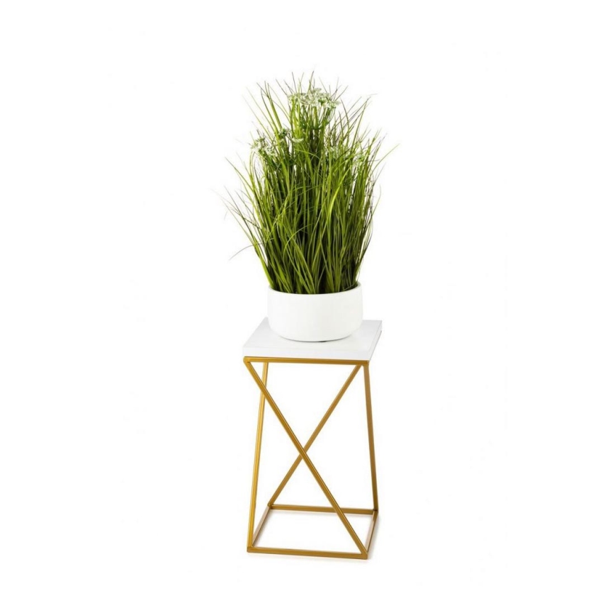 Kukkateline LOFT 40x24 cm kulta/valkoinen