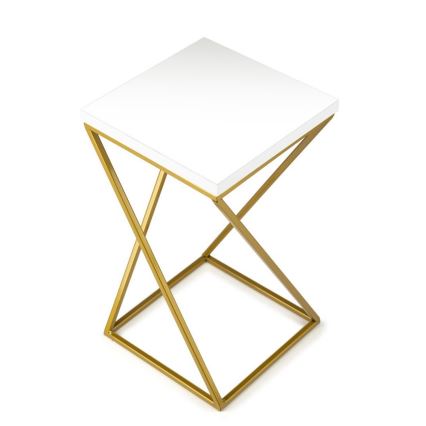 Kukkateline LOFT 40x24 cm kulta/valkoinen