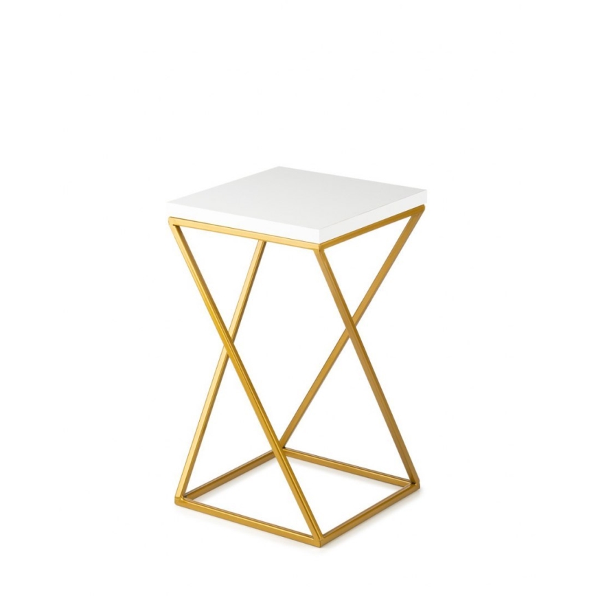 Kukkateline LOFT 40x24 cm kulta/valkoinen