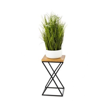 Kukkateline LOFT 40x24 cm musta/ruskea